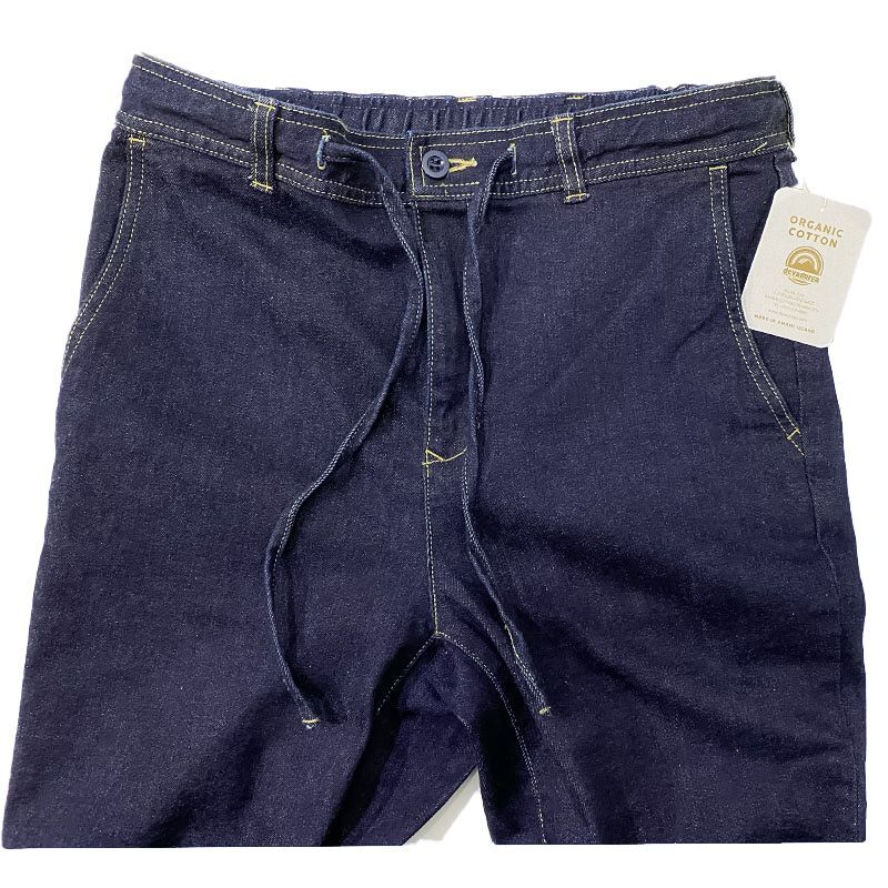 Devadurga CRAFTSMAN ORGANIC DENIM PANTS NAVY