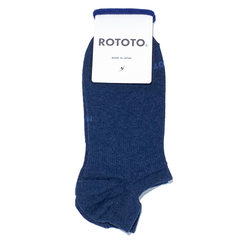 ROTOTO  SNEAKER FOOT COVER  ”ORGANIC COTTON”  インディゴ