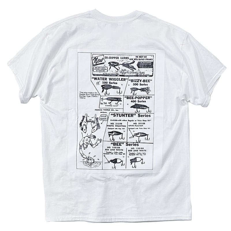 ラッキールアー ポケットTシャツ   ホワイト