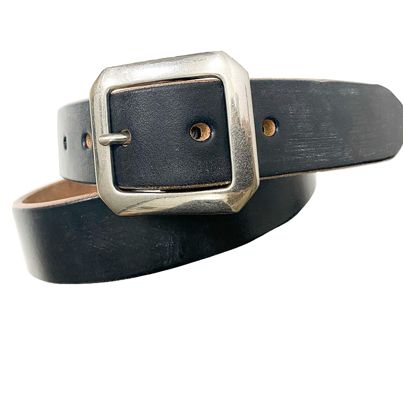 RE.ACT  (リアクト）U.K. Saddle Leather Garrison Belt  ブラック