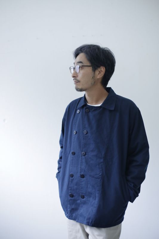 remilla のテングラム JKT  着用イメージ ネイビー