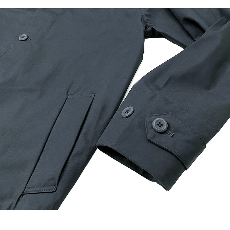MANUAL ALPHABET HIGH COUNT BURBURY YOKE COAT  (ハイカウントバーバリーヨークコート)  BLACK