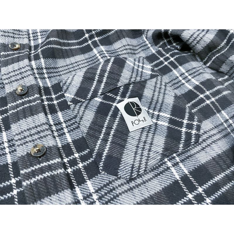 POLAR FLANNEL SHIRT  GRAPHITE