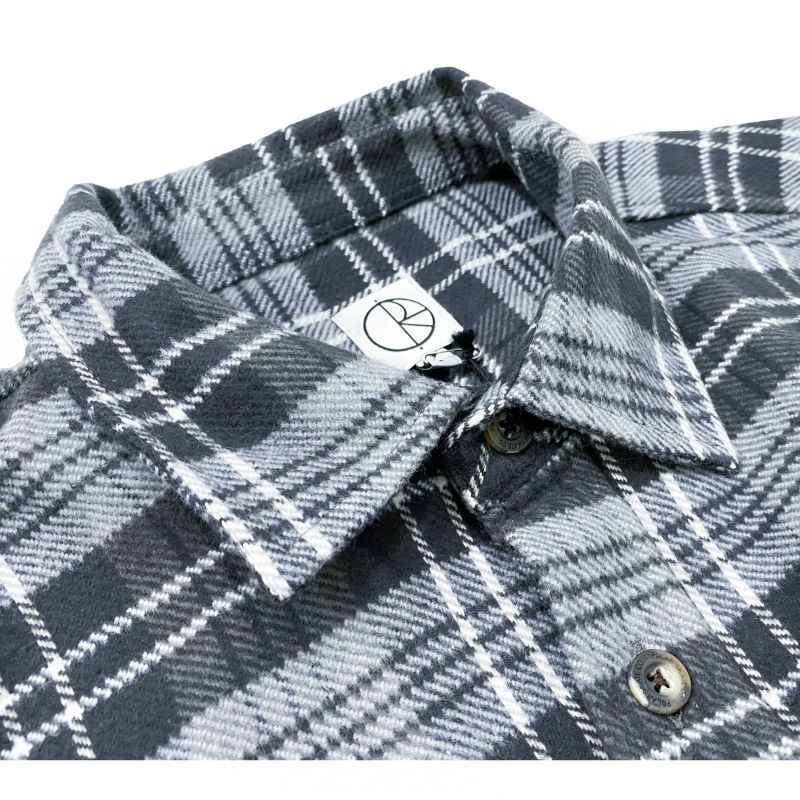 POLAR （ポーラー）FLANNEL SHIRT  GRAPHITE