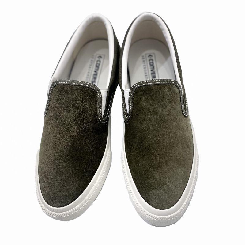 Riskeren Weekendtas huis CONVERSE SKATEBOARDING (コンバーススケートボーディング) CS SLIP-ON SK オリーブ