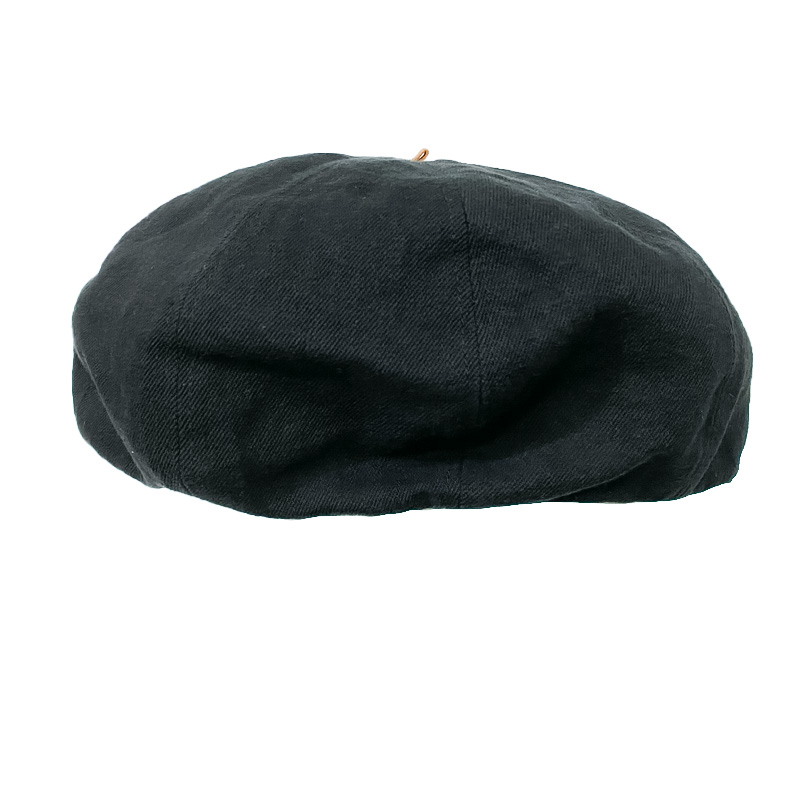 ハイヤー ベレー帽 ブラック