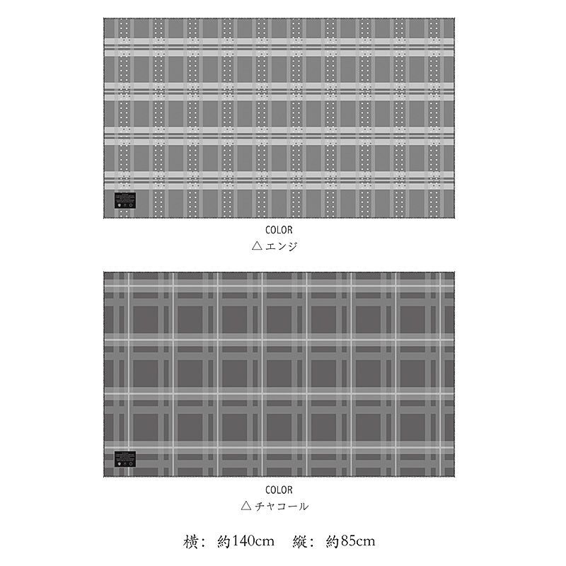 レミーラのストール 着用 チャコール