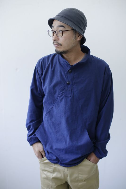 remilla デルタスモック  ブルー 着用