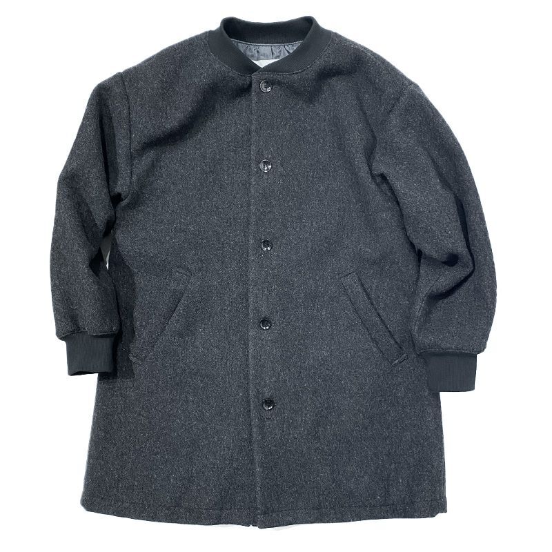  Have a good day (ハブアグッドデイ)  Rib collar  wool  coat (リブカラーウールコート） チャコール
