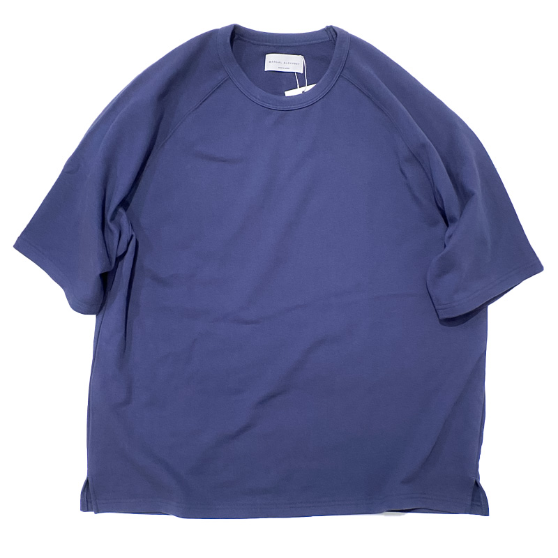 MANUAL ALPHABET (マニュアルアルファベット） RAGRAN MINI LOOP SS TEE ブルー