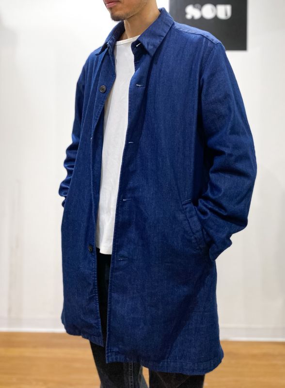 MANUAL ALPHABET (マニュアルアルファベット） DENIM SHT COAT (デニム ...