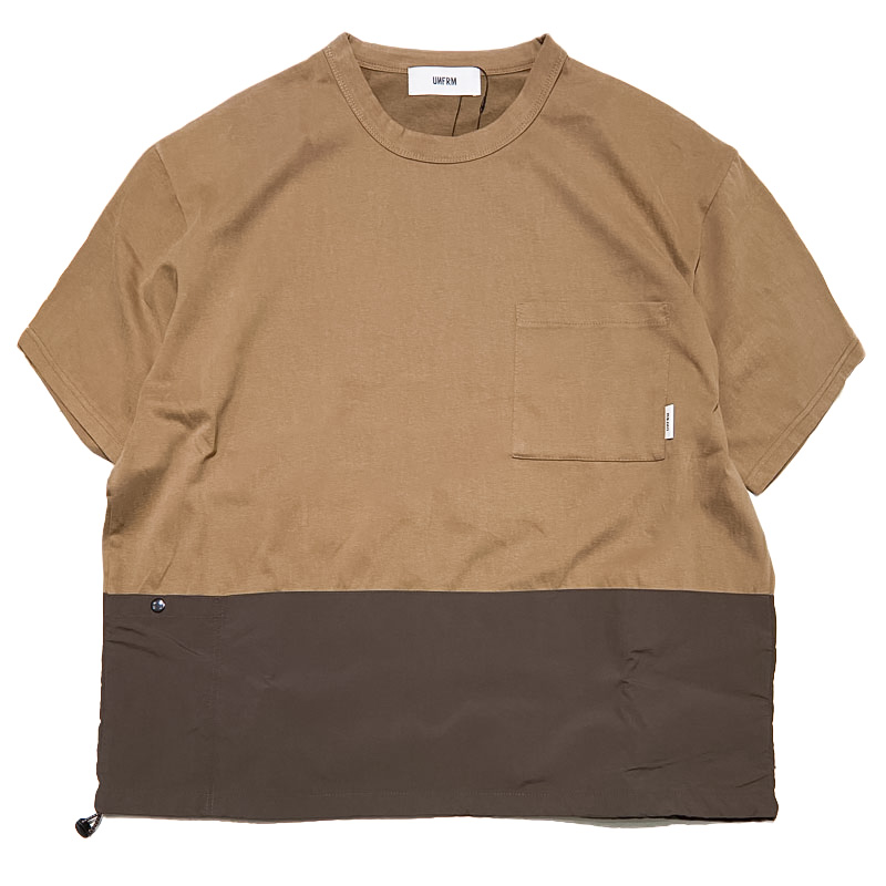 UNFRM OUTDOOR STANDARD (ユニフォーム アウトドア スタンダード)  /   DOUBLE POCKET SHORT SLEEVE CREWNECK PULLOVER  BROWN