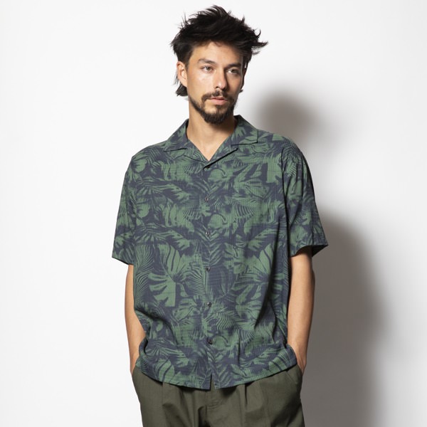 ROARK REVIVAL (ロアーク リバイバル)  BLESS UP PALMS S/S WOVEN