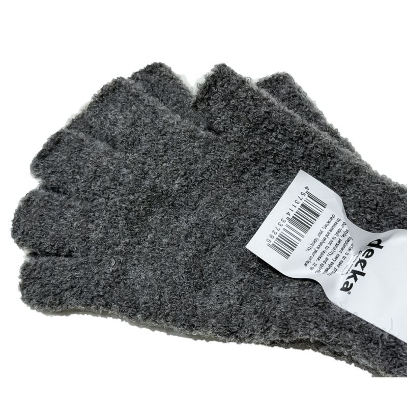decka quality socks Fingerless Gloves  Alpaca  (フィンガレスグローブ アルパカ) グレー