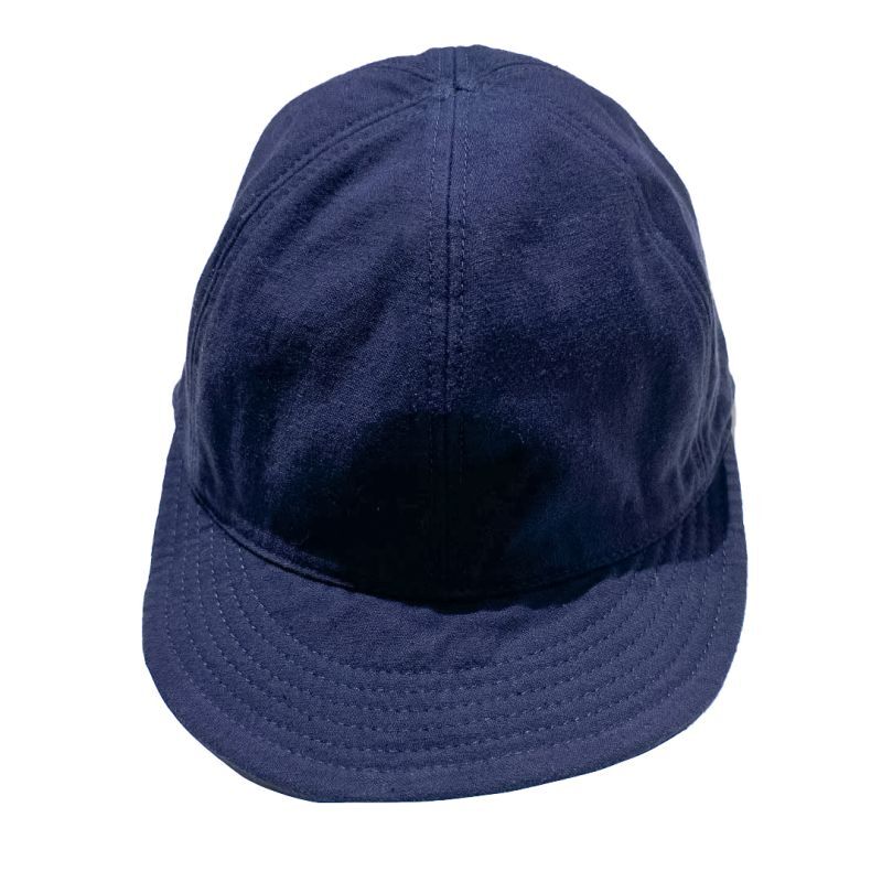 HIGHER のC/N BACKSATIN 2WAY CAP   (コットンナイロン バックサテン ツーウェイ キャップ) ネイビー