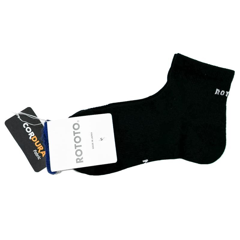 ROTOTO  (ロトト） CORDURA SPORTS ANKLE SOCKS  ブラック