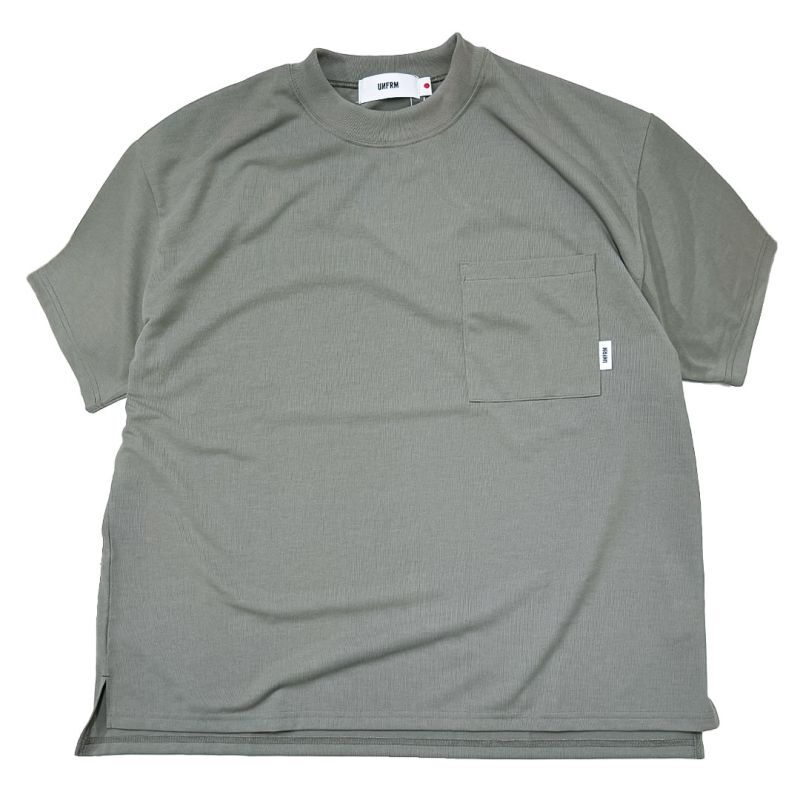 UNFRM OUTDOOR STANDARD (ユニフォーム アウトドア スタンダード)   HEAVY WEIGHT TRY COOL POCKET BIG T-SHIRTS  オリーブ