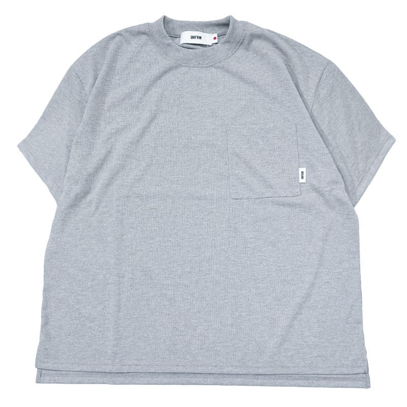 UNFRM OUTDOOR STANDARD (ユニフォーム アウトドア スタンダード)   HEAVY WEIGHT TRY COOL POCKET BIG T-SHIRTS  ヘザーグレイ