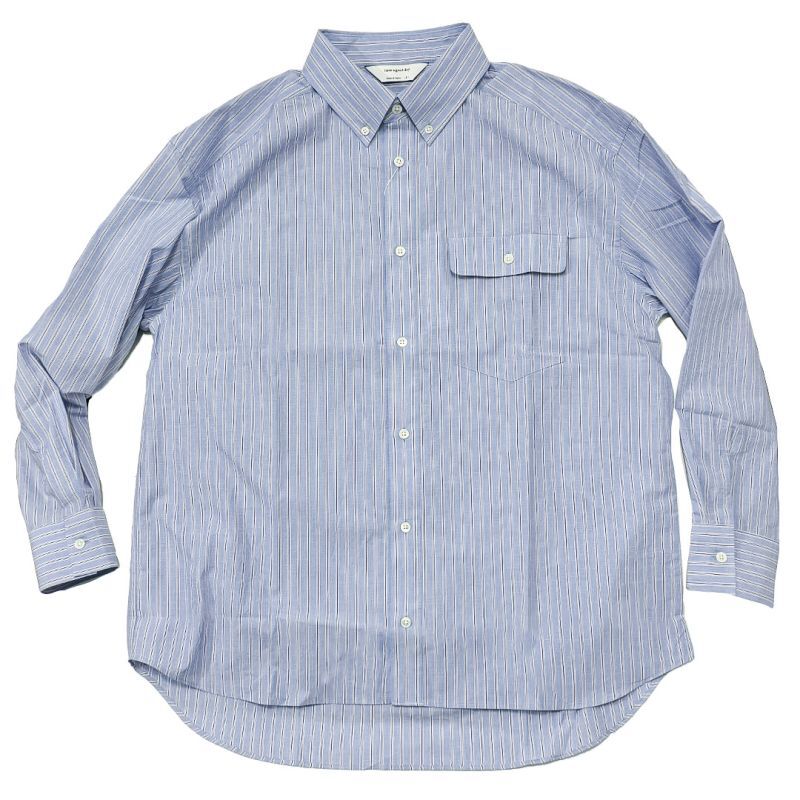 Have a good day (ハブアグッドデイ)  B/D Stripe shirts  (B/D ストライプシャツ） サックス