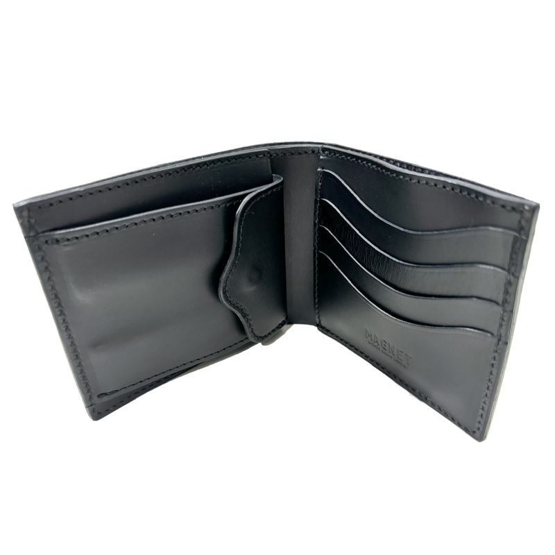 未使用 MAGNET マグネット スキモレザー 2つ折り 財布 ウッドブラック